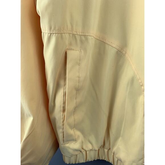 Aberdeen Collection Mens Medium Long Sleeve Full‎ Zip Yellow Pocket Bomber NWOT - Picture 5 of 8